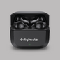 Digimate Enjoy TWS Earbuds | 120H Playtime | Bluetooth 6.0 | Dual Mic | Fast Charging | Touch Control | Voice Assistant (DG-EB-ENJOY-01-Black)
