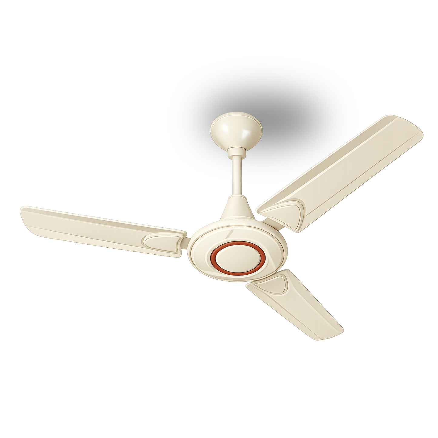 Digimate Classic 1200mm (48 Inch) Ceiling Fan | Premium Matt Finish | 50W Energy Efficient Motor | Pure Copper Winding | Double Ball Bearing (DG-Classic-CP-White)