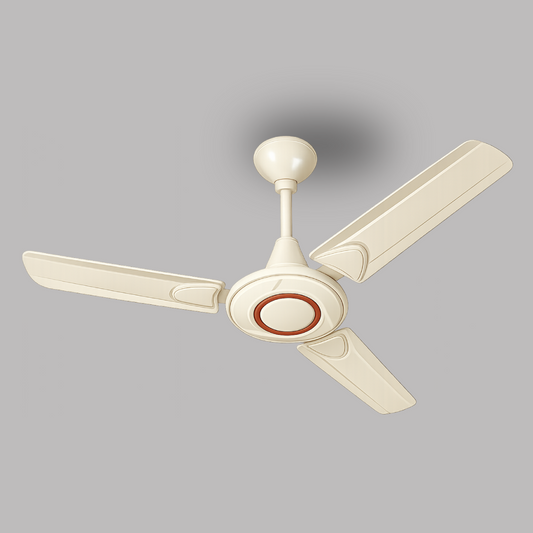 Digimate Classic 1200mm (48 Inch) Ceiling Fan | Premium Matt Finish | 50W Energy Efficient Motor | Pure Copper Winding | Double Ball Bearing (DG-Classic-CP-White)