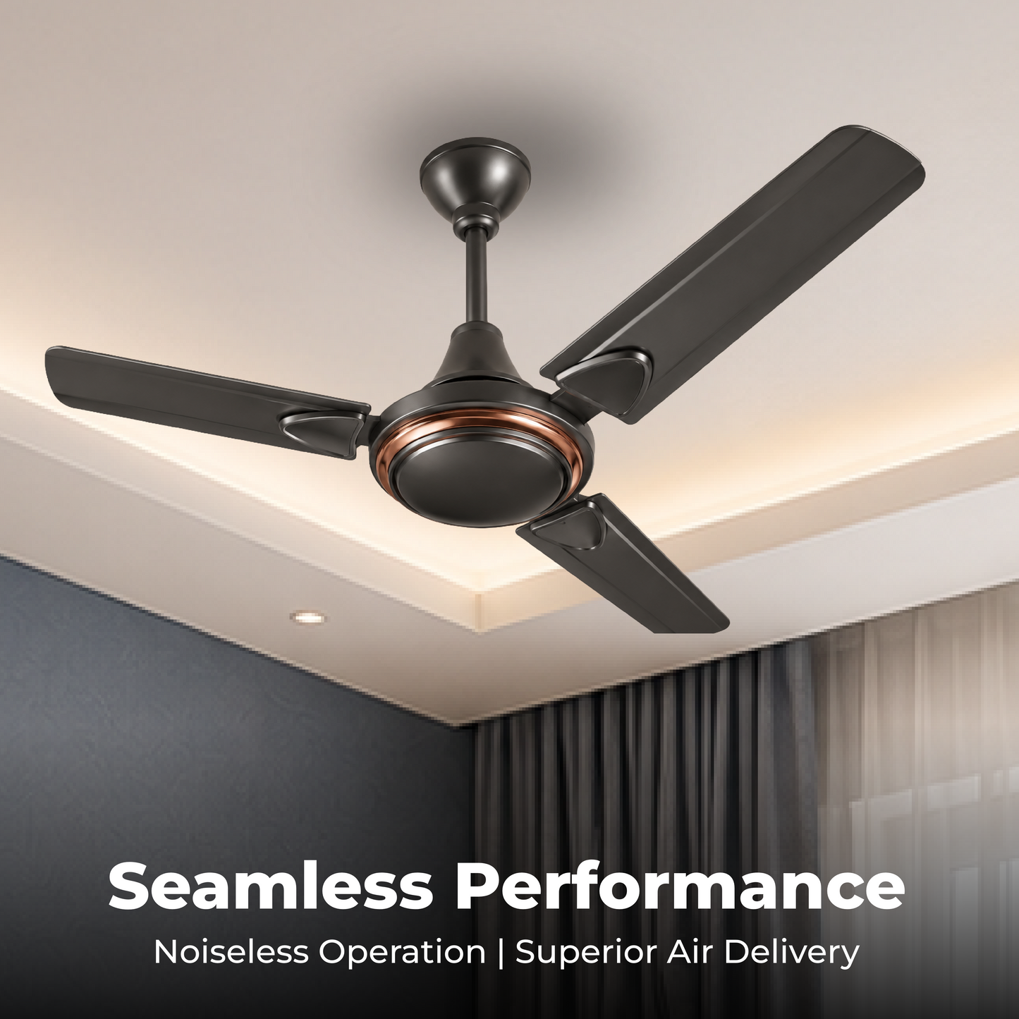 Digimate 1200mm (48 Inch) Ceiling Fan | 405 RPM High Speed | 220 CMM Air Delivery | 50W Energy Saving Motor | Silent Operation | Premium Matte Finish | Made in India