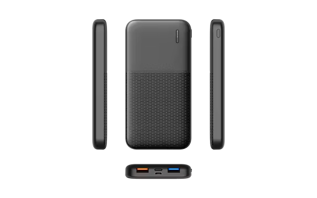 Digimate 10000mAh Compact 12W High-Speed Power Bank with Dual USB Outputs and Fast Charging