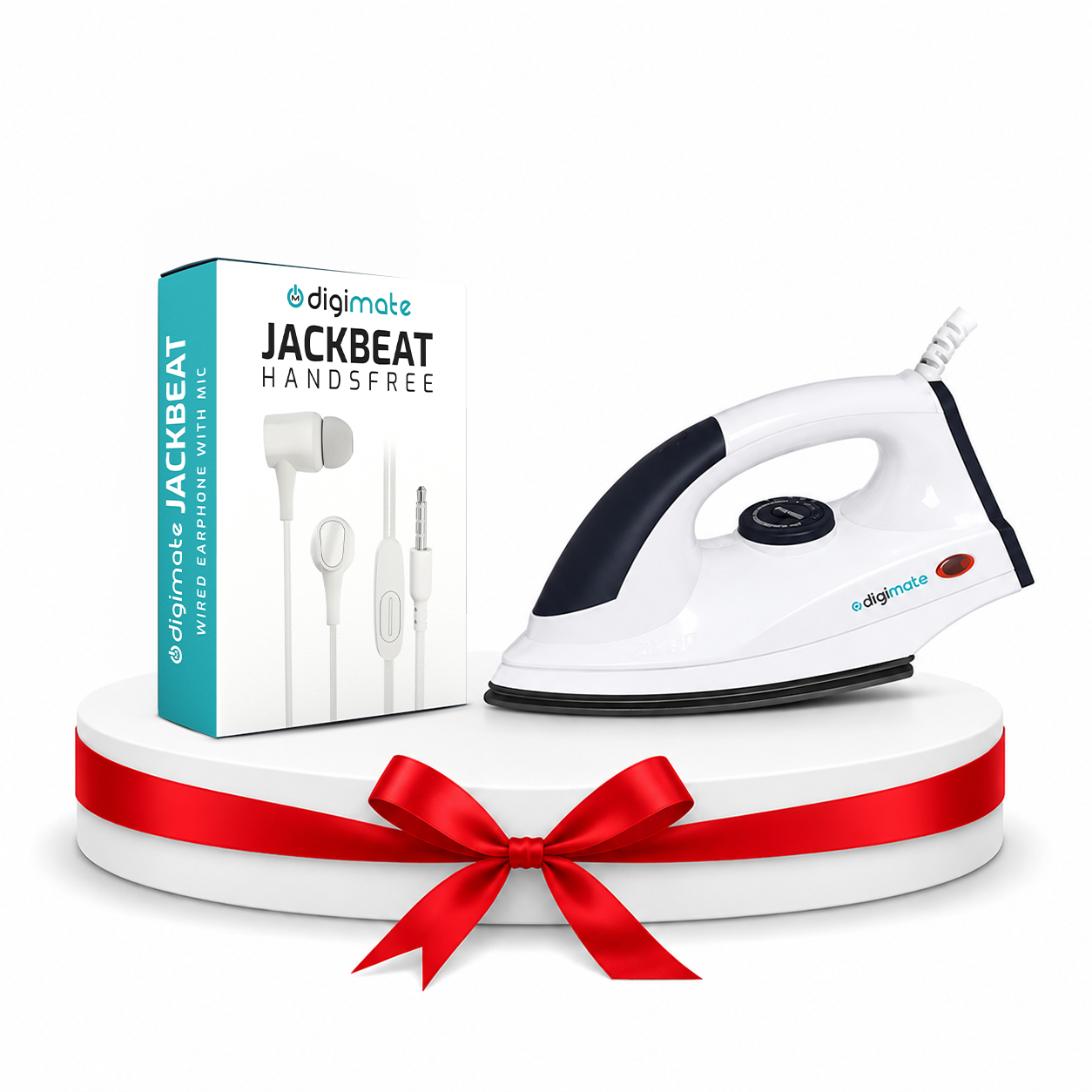 Special Combo: Buy Digimate 750W Istree Iron & Get  Digimate Jackbeat Handsfree FREE