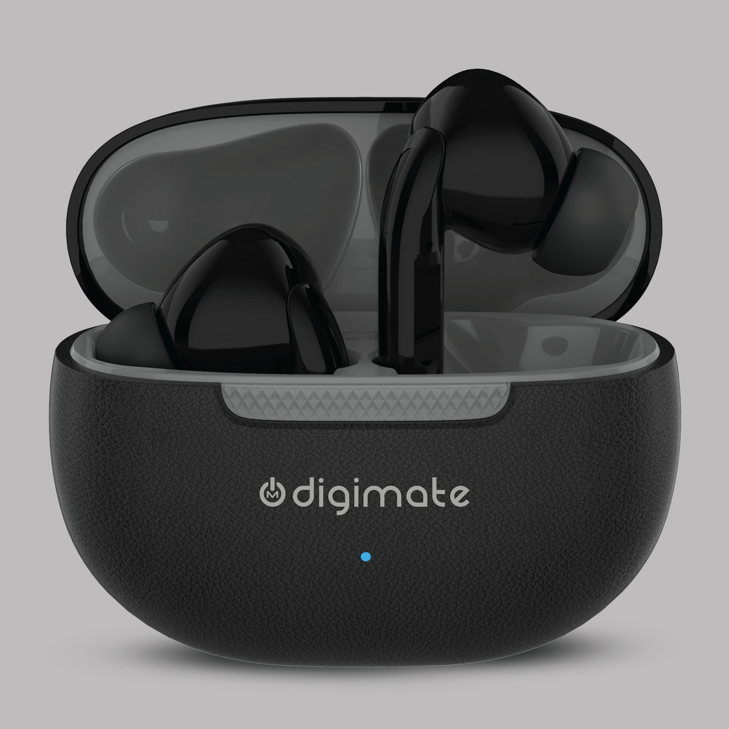 Digimate Jaalsa 300 Mins Playtime TWS Earbuds with Bluetooth 5.3, Dual Mic, 200mAh Battery (DG-EB-JAALSA-02, Grey)