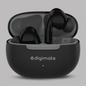 Digimate Jaalsa 300 Mins Playtime TWS Earbuds with Bluetooth 5.3, Dual Mic, 200mAh Battery (DG-EB-JAALSA-02, Grey)