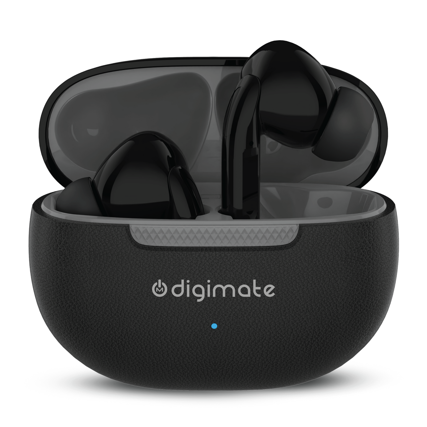 Digimate Jaalsa 300 Mins Playtime TWS Earbuds with Bluetooth 5.3, Dual Mic, 200mAh Battery (DG-EB-JAALSA-02, Grey)