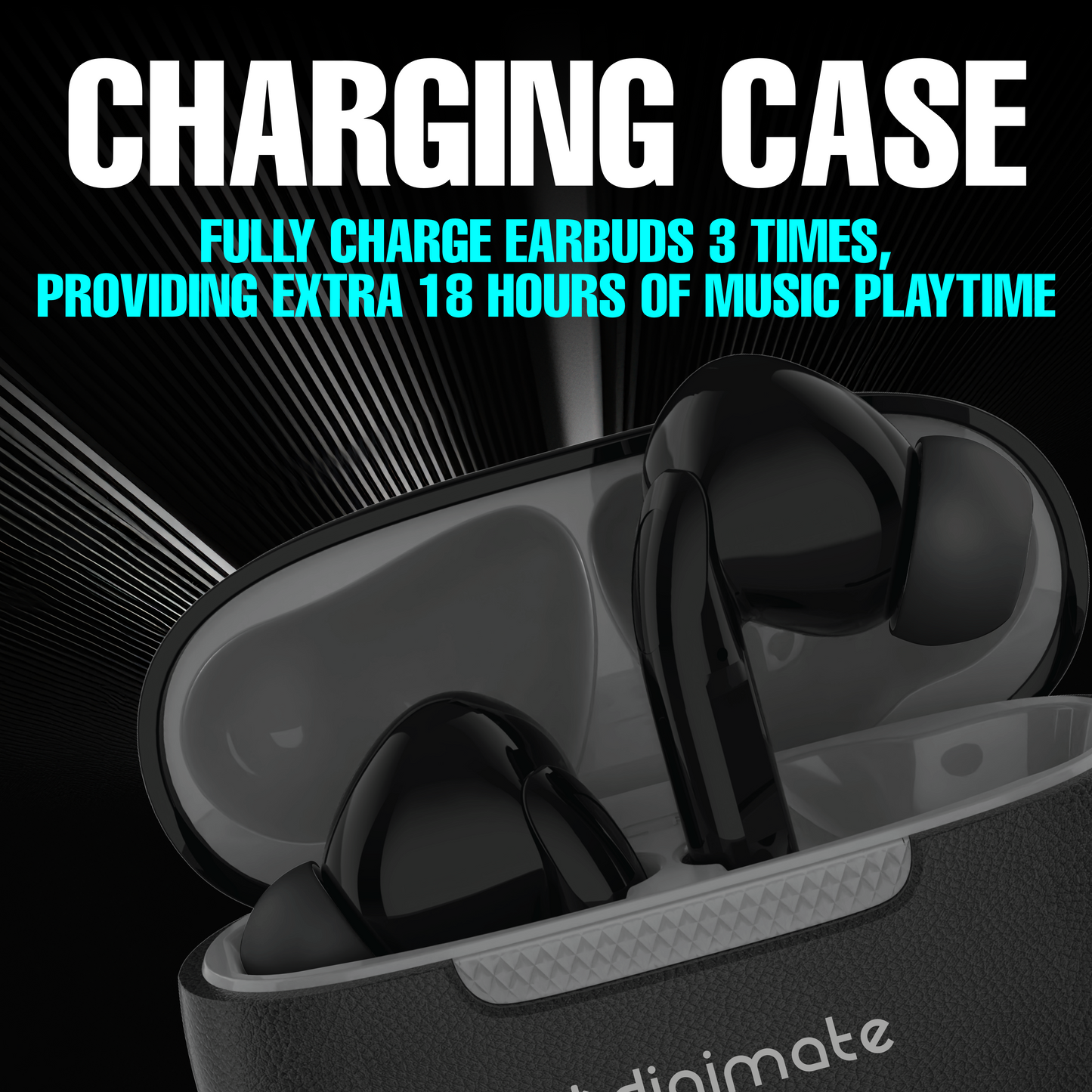 Digimate Jaalsa 300 Mins Playtime TWS Earbuds with Bluetooth 5.3, Dual Mic, 200mAh Battery (DG-EB-JAALSA-02, Grey)