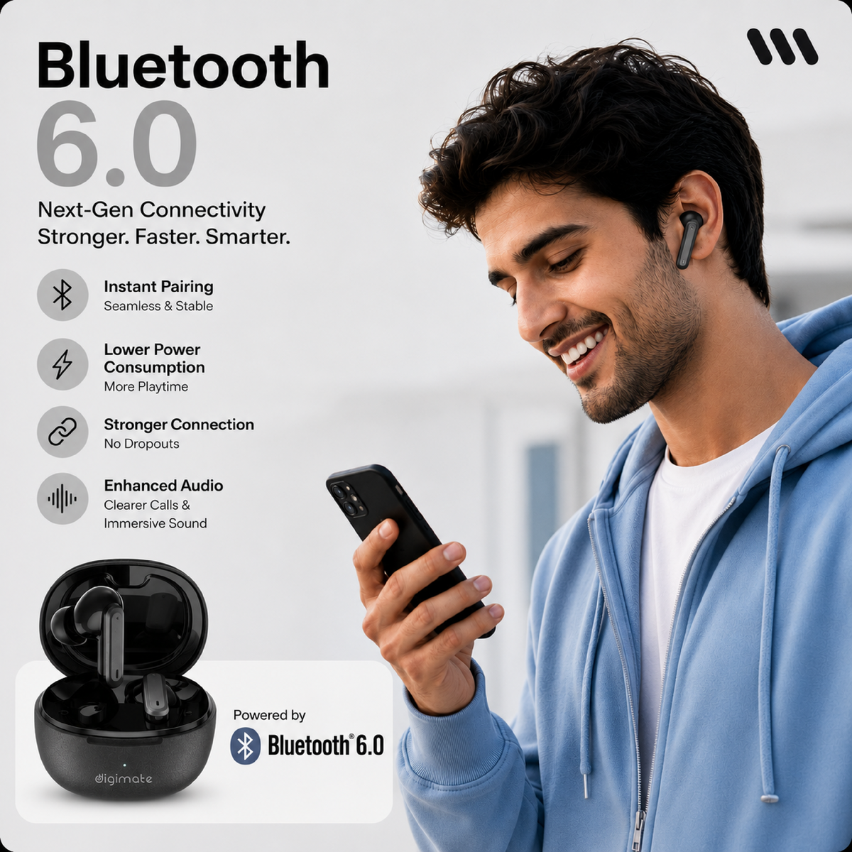 Ganesh Chaturthi Special Offer Digimate Buy PlugD TWS Earbuds & Get Masti Neckband FREE | 120H Playtime | Bluetooth 6.0 | HD Dual Mic | IPX5 | Type-C Fast Charging
