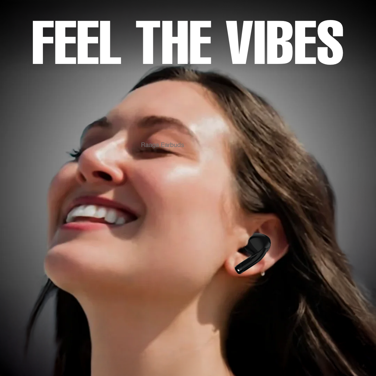 Digimate Raaga Wireless Earbuds with 100Hrs Playtime, Bluetooth 5.4, 10MM Driver, IPX4 Water Resistant, HD Mic, Type-C Charging (DG-EB-RAAGA-01)