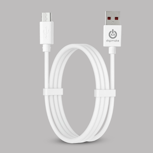 Digimate Raftarr Micro USB Fast Charging Cable, Up to 65W Support, TPE Tangle-Free Design (DG-DC-RAFTAAR-01)