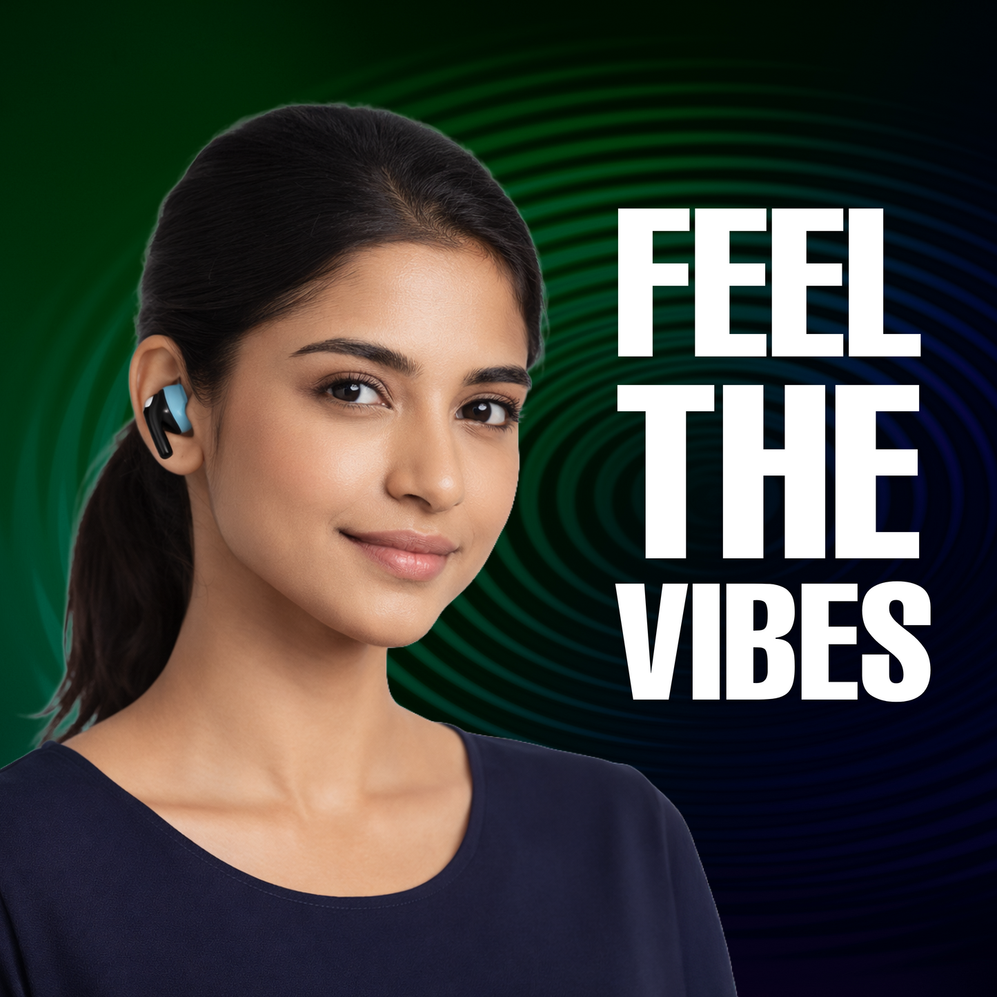 Digimate Sargam 120H Playtime 5.0 Bluetooth Wireless Earbuds with Fast Charging, HD Dual Mic (DG-EB-Sargam-03-Black)