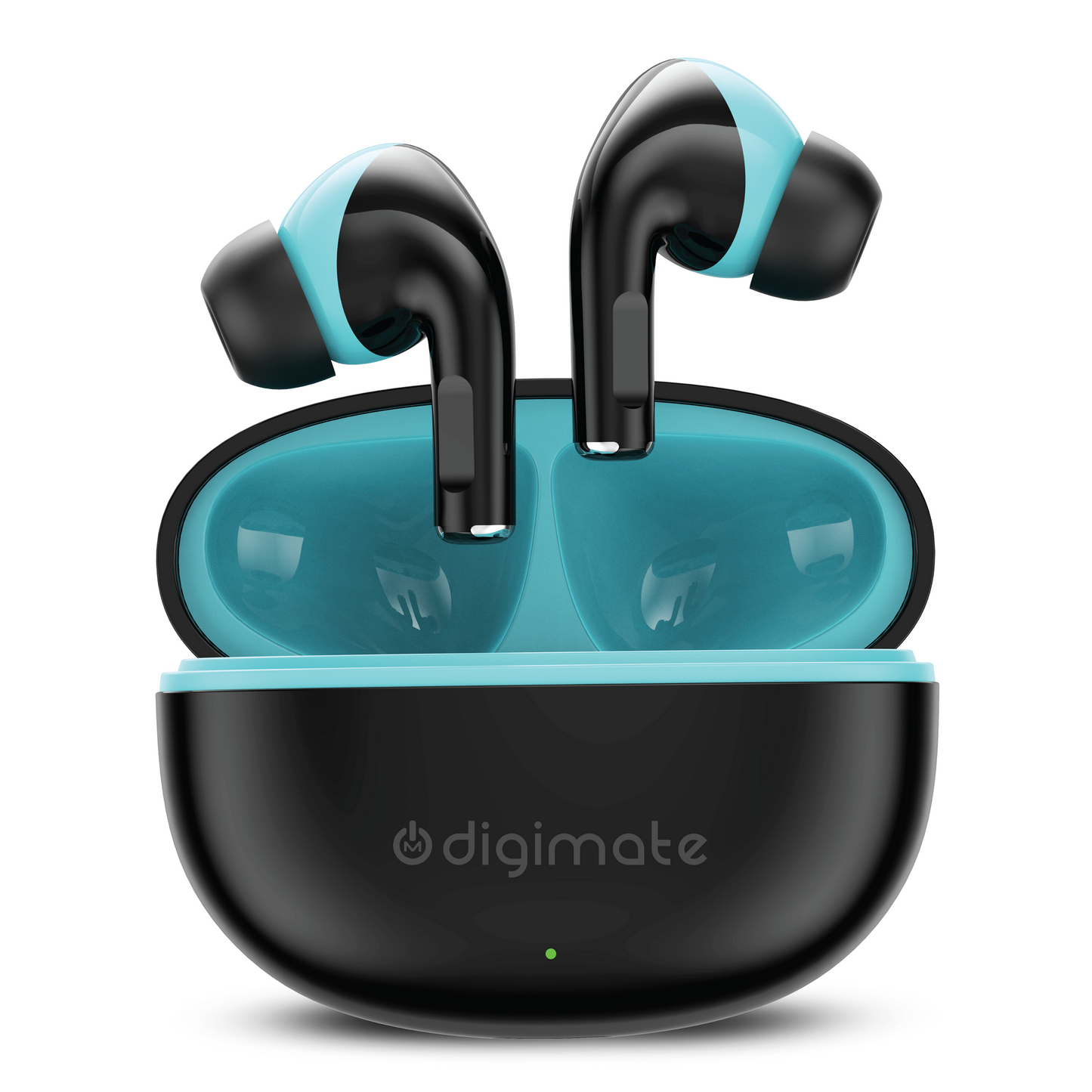 Digimate Sargam 120H Playtime 5.0 Bluetooth Wireless Earbuds with Fast Charging, HD Dual Mic (DG-EB-Sargam-03-Black)