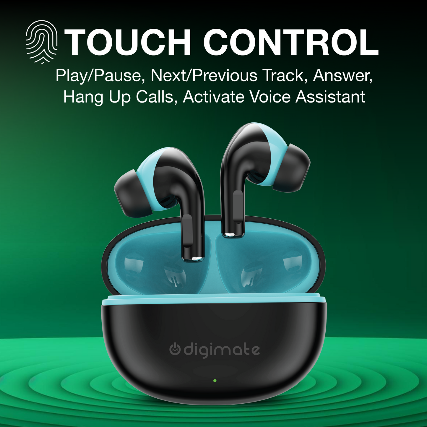 Buy Digimate Sargam 120H TWS Earbuds & Get Dhun 24H Bluetooth Neckband FREE