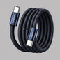 Digimate Thunder Fusion Type-C to Type-C Cable 100W Fast Charging, 480Mbps Data Transfer, 1.5 Meter Braided TPE Cable