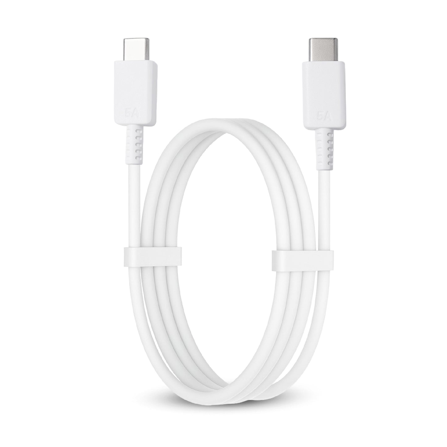 Digimate Type-C to Type-C Super Fast Charging Data Cable, 5A, 65W Support, TPE Material, White