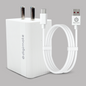 Digimate Voltedge 100W Super Vooc Dash Charger With 1.5 Meter USB to Type C Cable (DG-VOLT-100, White)