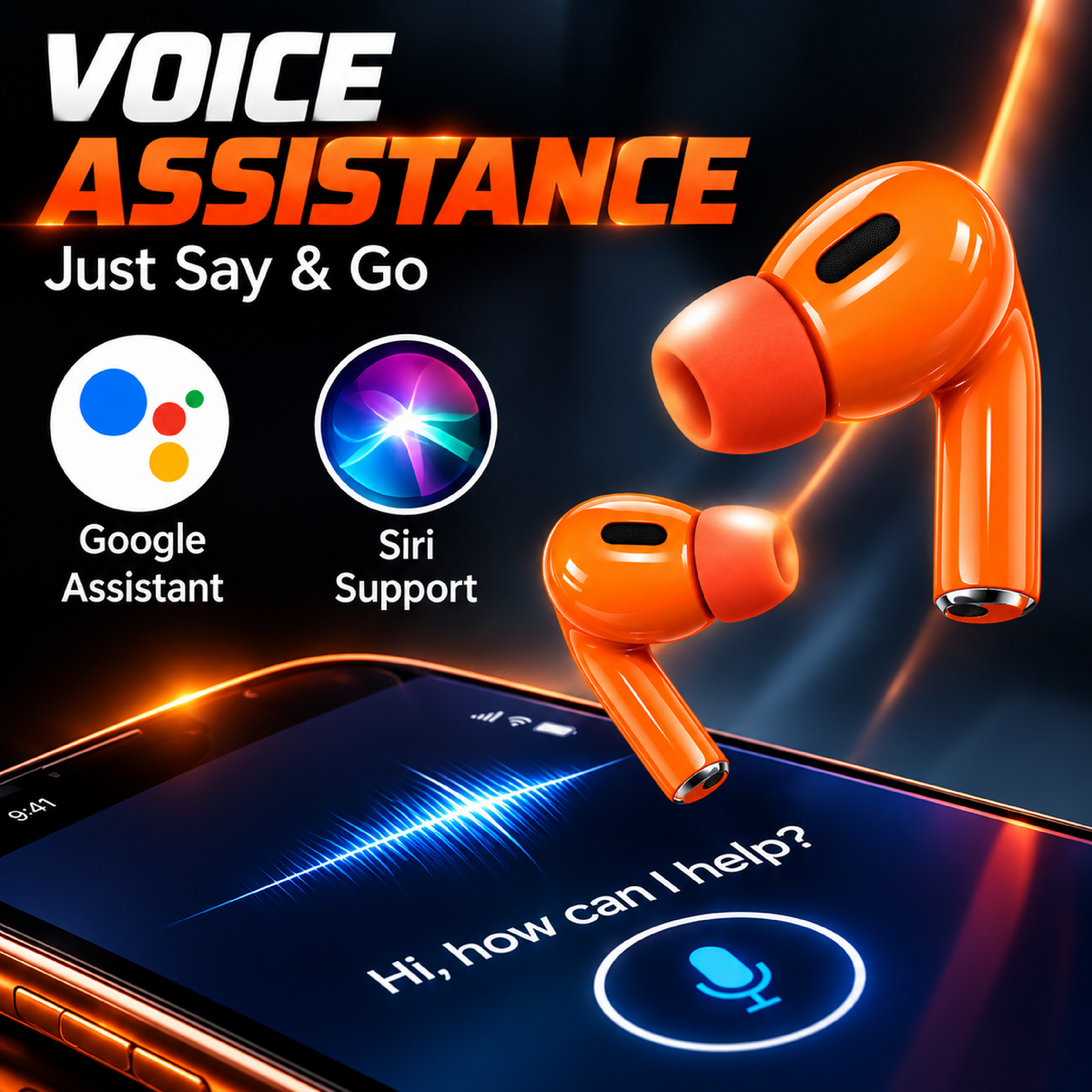 Digimate YaarBuds TWS Earbuds – 100H Playtime, Bluetooth 5.4, Touch Control, Voice Assistant & Type-C Fast Charging