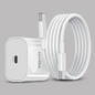 Digimate iPhone 20W PD Charger with Type-C to Type-C Cable Compatible for iPhone 14/15/16/17/Pro/Max (DG-ADP-1004, White)