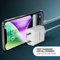 Digimate iPhone 20W PD Charger with Type-C to Type-C Cable Compatible for iPhone 14/15/16/17/Pro/Max (DG-ADP-1004, White)